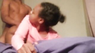 Black Girl deepthroated ad fuck! hard