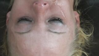 Hard Fuck, insane Deep Throat, cum in open mouth and swallow