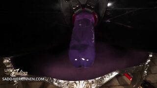 Become Lady Julinas rubber slave and strap-on sucker