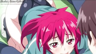 Hentai Uncensored | a Vampire Sucked a Penis and Boned two Dicks