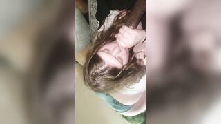 Adorable Huge Boobs 19 YEAR OLDER with a Huge ASS sucks BBC