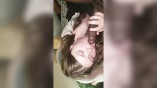 Adorable Huge Boobs 19 YEAR OLDER with a Huge ASS sucks BBC
