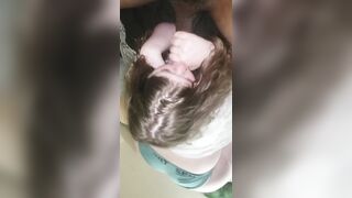 Adorable Huge Boobs 19 YEAR OLDER with a Huge ASS sucks BBC