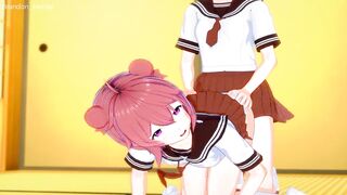 AKARI AKAZA FUTANARI YURU YURI