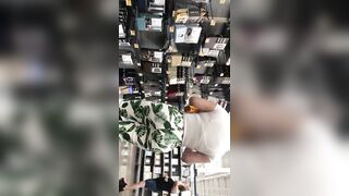 Latina fat butt making me nut into Walmart pt 1