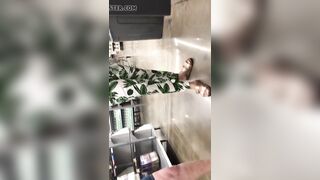 Latina fat butt making me nut into Walmart pt 1