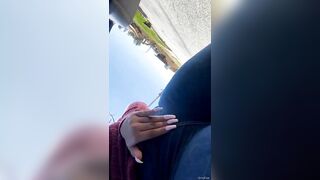 BBW ND Masturbates While Waiting For A Friend