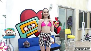 NYMPHO Stretching out adorable 19 yo Sera Ryder