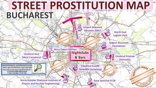 Bucharest, Romania, Rumänien, Sex Map, Street Prostitution Map, Grind Parlours, Brothels, Whores,