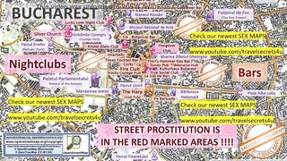 Bucharest, Romania, Rumänien, Sex Map, Street Prostitution Map, Grind Parlours, Brothels, Whores,