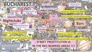 Bucharest, Romania, Rumänien, Sex Map, Street Prostitution Map, Grind Parlours, Brothels, Whores,