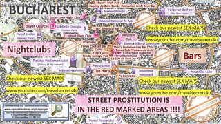 Bucharest, Romania, Rumänien, Sex Map, Street Prostitution Map, Grind Parlours, Brothels, Whores,