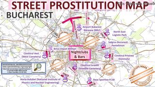 Bucharest, Romania, Rumänien, Sex Map, Street Prostitution Map, Grind Parlours, Brothels, Whores,