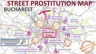 Bucharest, Romania, Rumänien, Sex Map, Street Prostitution Map, Grind Parlours, Brothels, Whores,