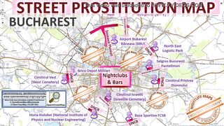 Bucharest, Romania, Rumänien, Sex Map, Street Prostitution Map, Grind Parlours, Brothels, Whores,