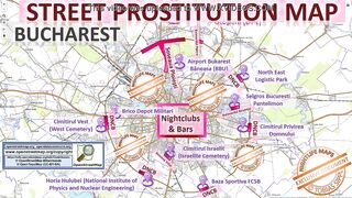 Bucharest, Romania, Rumänien, Sex Map, Street Prostitution Map, Grind Parlours, Brothels, Whores,