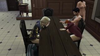 Sims 4. Sex Sex Party into the House. Fucking into almost every