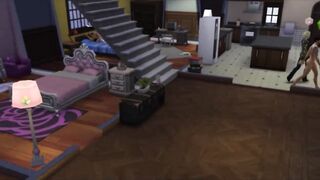 Sims 4. Sex Sex Party into the House. Fucking into almost every