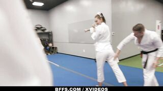 Karate Hotties (Olivia Grey) (Abigail Peach) (Bella Rolland) Share their