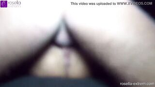 Bang my wifey! Intense 3-hole bareback user gang bang, with