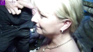 Used crazy at a garden party by the female and