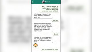 Whatsapp Texts from Hotwife BBC Encounter