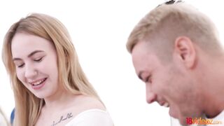 18videoz - hot 18 yo Bella Mur fucked from both ends