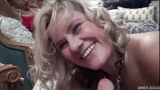 MILFs into beauty underwear sharing huge cocks inside exclusive swinger