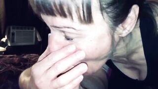 Older Lady Sucks the Life and Cum out of our Younger Friends