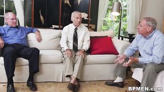 Blonde hot Molly Mae is shared between some mature creeps