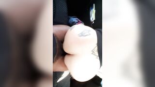 big black cock Cuckold inside the Vehicle