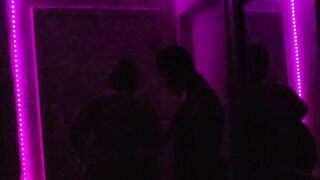 Black Nailed Long Penis Baller at a Party