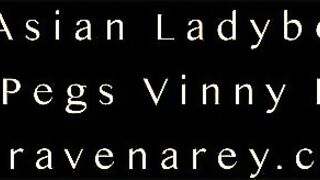 Pegging Vinny for the very first Time Ravena Licks Nuts, Rims Butt & Fucks his Hottie Fit Tight Hole