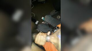 Skinny African 19 Year Old Sucking Off two Dicks bbcs