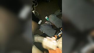 Skinny African 19 Year Old Sucking Off two Dicks bbcs