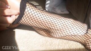 Taking off my Pantyhose and Sunning my Feet