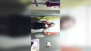 Smoking Teaser with Fishnets