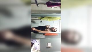 Smoking Teaser with Fishnets