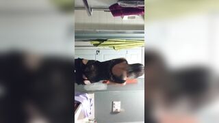 Smoking Teaser with Fishnets