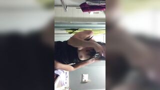 Smoking Teaser with Fishnets
