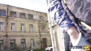 TUTOR4K. Confrontation between boy and fake tutor leads to goddess