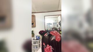 Thick BBW cougar into Goddess Dress