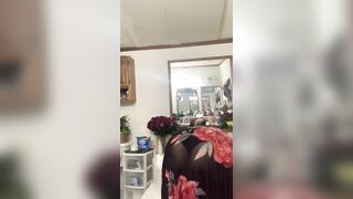 Thick BBW cougar into Goddess Dress