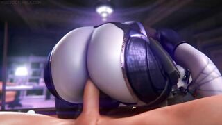 【MMDR-18SEXDANCE】BIG WHITE BOOTY HOT ROUGH SEX 甘い喜び [MMD]
