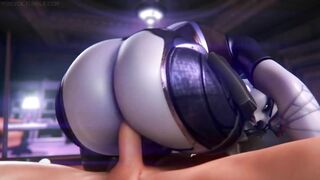 【MMDR-18SEXDANCE】BIG WHITE BOOTY HOT ROUGH SEX 甘い喜び [MMD]