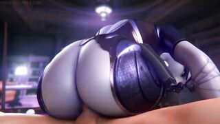 【MMDR-18SEXDANCE】BIG WHITE BOOTY HOT ROUGH SEX 甘い喜び [MMD]