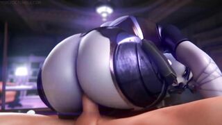 【MMDR-18SEXDANCE】BIG WHITE BOOTY HOT ROUGH SEX 甘い喜び [MMD]