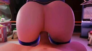 【MMD R-18 yo SEX DANCE】BIG BEAUTY BUTT INSANE SEX SPERM HOT TUB BOOTY 甘いお尻 [MMD]