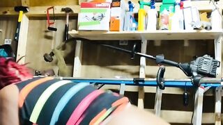 Great BBW Wifey Gets Mad & Hubby for Talking too much & Rhode Penis like a Savage Blown