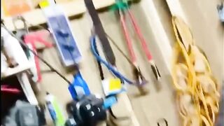 Great BBW Wifey Gets Mad & Hubby for Talking too much & Rhode Penis like a Savage Blown